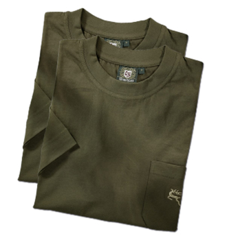 T-Shirts im Doppelpack (grün)